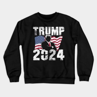 Trump 2024 Keep America Great Again Crewneck Sweatshirt